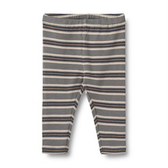 Wheat jersey pants Silas - Stormy blue stripe